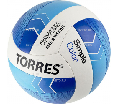 Мяч волейбольный TORRES Simple Color, р.5