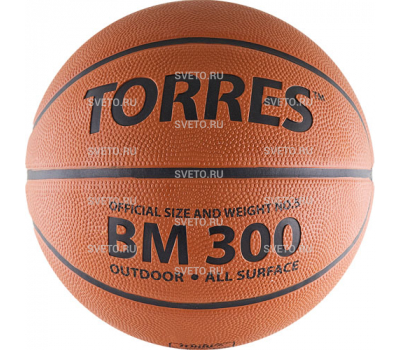 Мяч баскетбольный TORRES BM300, р.5 